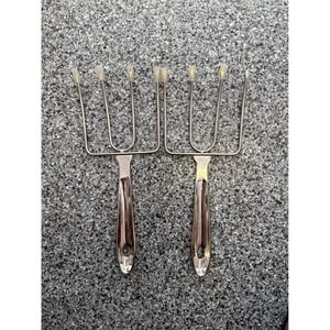All-Clad Stainless Steel Turkey Lifters Set of 2 Roast Meat Forks AX 08/18